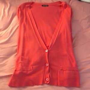 Orange/pink cardigan